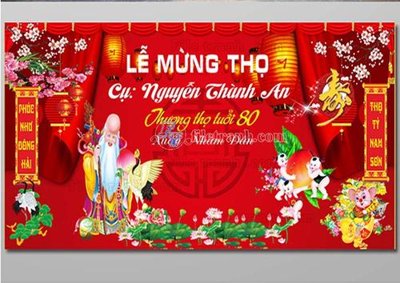 File tranh in mica file in banner phông mừng thọ MT311 (độ phân giải cao)