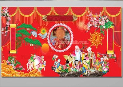 File in mica file in banner phông mừng thọ MT317 (ảnh gốc) đẹp