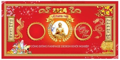 Ảnh gốc file in banner phông mừng thọ MT372 (độ nét cao) in tráng gương