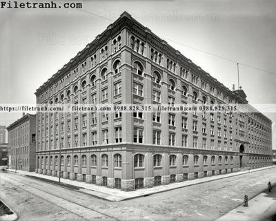 File gốc in ấn Melancholy of a Street_ 1900 độ phân giải cao