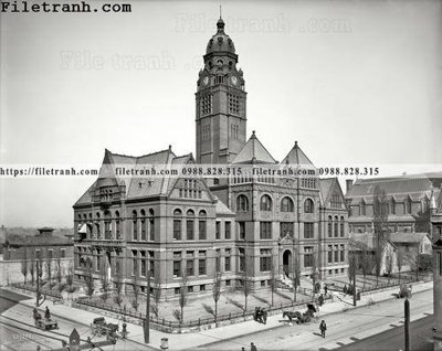 Tải file tranh gốc Municipal Castle_ 1906 chất lượng cao