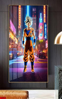 File gốc File tranh hoạt hình Anime 7 viên ngọc rồng Dragon Ball NR587 (trang trí) cho phòng khách