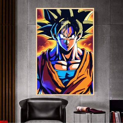 File in trần File tranh hoạt hình Anime 7 viên ngọc rồng Dragon Ball NR595 (bản gốc) phong cảnh