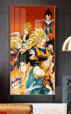 File tranh File tranh hoạt hình Anime 7 viên ngọc rồng Dragon Ball NR601 (file gốc) chủ đề phong thủy