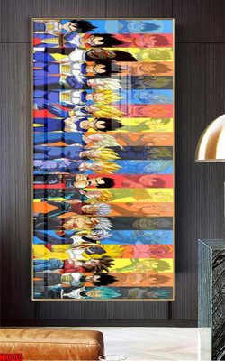 File gốc File tranh hoạt hình Anime 7 viên ngọc rồng Dragon Ball NR605 (in lụa) hoa văn cổ điển