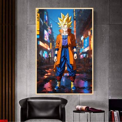 Tải file File tranh hoạt hình Anime 7 viên ngọc rồng Dragon Ball NR620 (ảnh gốc) in tranh kính