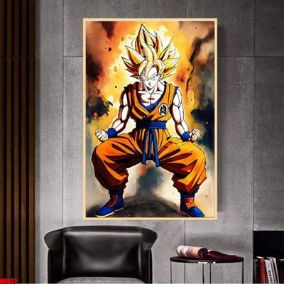 Ảnh mô tả file gốc in mica File tranh hoạt hình Anime 7 viên ngọc rồng Dragon Ball NR622