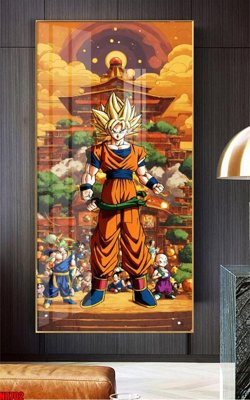 Hình ảnh file gốc File tranh hoạt hình Anime 7 viên ngọc rồng Dragon Ball NR702 cho in UV