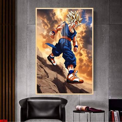 Tải file File tranh hoạt hình Anime 7 viên ngọc rồng Dragon Ball NR734 (gốc) làm tranh trang trí