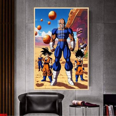 File gốc in tráng gương File tranh hoạt hình Anime 7 viên ngọc rồng Dragon Ball NR825 chi tiết