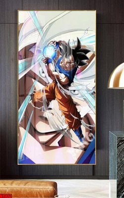 Ảnh gốc file in lụa File tranh hoạt hình Anime 7 viên ngọc rồng Dragon Ball NR861 chi tiết