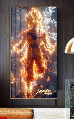 Tải file File tranh hoạt hình Anime 7 viên ngọc rồng Dragon Ball NR864 (ảnh gốc) in tranh kính