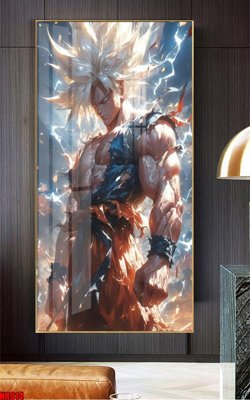 File ảnh File tranh hoạt hình Anime 7 viên ngọc rồng Dragon Ball NR914 (gốc) in standee