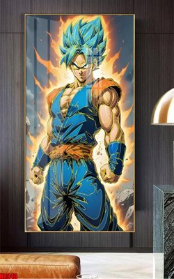 File in trần File tranh hoạt hình Anime 7 viên ngọc rồng Dragon Ball NR940 (bản gốc) 5D