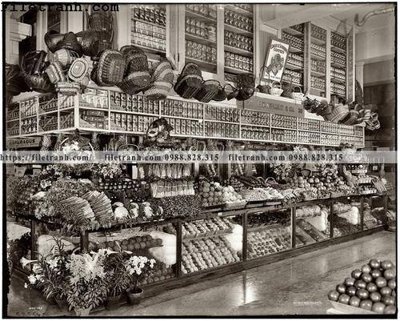 File gốc in ấn Neumann Grocery_ 1910 chất lượng vượt trội