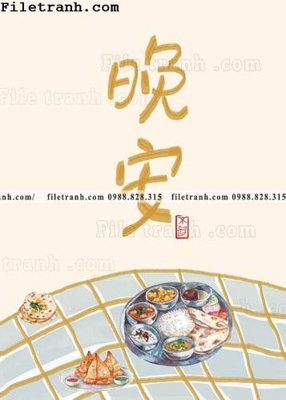 File gốc Nha hang am thuc Trung Quoc Zhang Xin 105 (in 3D) cho trang trí