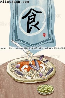 Download file gốc Nha hang am thuc Trung Quoc Zhang Xin 116 (in lụa) cao cấp