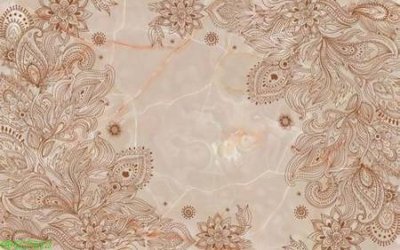 File gốc File in pvc vân đá cẩm thạch OPIC7023 (in lụa) hoa văn cổ điển