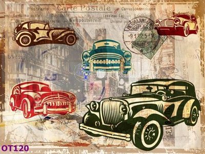File in lụa File tranh ô tô 3d OT120 (hoa văn) File tranh ô tô 3d OT120