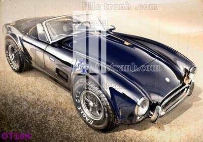 File PSD File tranh ô tô 3d OT164 (bản gốc) chất lượng nhất