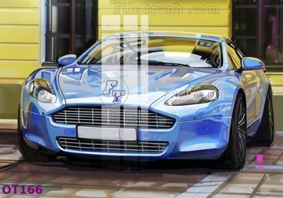 File PSD File tranh ô tô 3d OT166 (chất lượng in ấn)