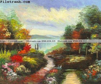 File gốc Oil-Painting045 (in ấn) màu sắc trung thực