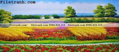 File in trần Oil-Painting107 (file gốc) hoa văn 3D