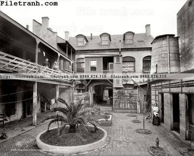 File in trần Old New Orleans_ 1906 (bản gốc) hoa văn