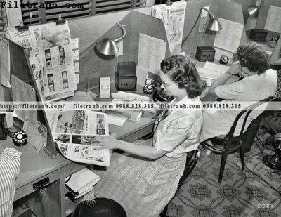 File tranh Order Online_ 1941 (bản gốc) in lụa dán tường