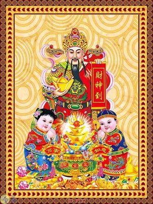 File gốc File phật giáo P132 (in lụa) trang trí tường