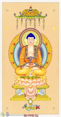 Download file gốc File phật giáo P448 (in lụa) tranh 3D