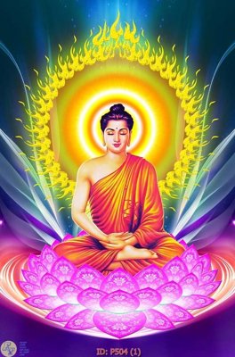 File in trần File phật giáo P504 (file gốc) hoa văn 3D