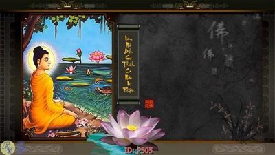 File tranh File phật giáo P505 (bản gốc) trang trí văn phòng