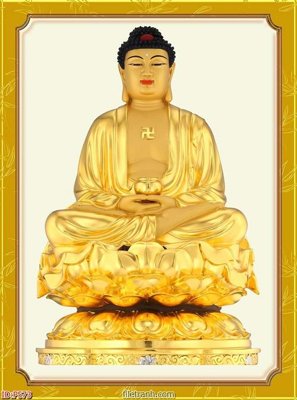 File tranh File phật giáo thần tài P573 (ảnh gốc) in trần 3D