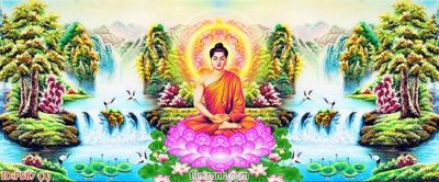 File in mica File phật giáo thần tài P587 (bản gốc) sắc sảo