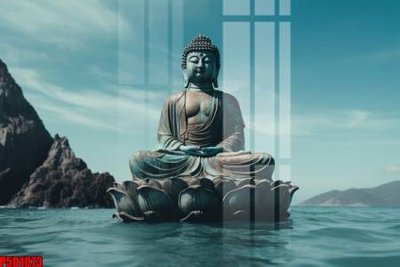 Tải file File tranh phật giáo 5D P5D1073 (gốc) in tranh tráng gương