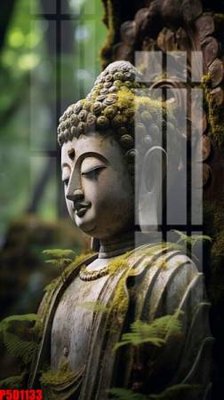 File in trần File tranh phật giáo 5D P5D1133 (bản gốc 3D) sống động