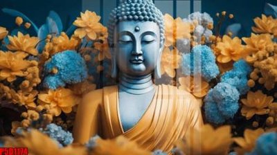 File gốc File tranh phật giáo 5D P5D1174 (in lụa) cao cấp