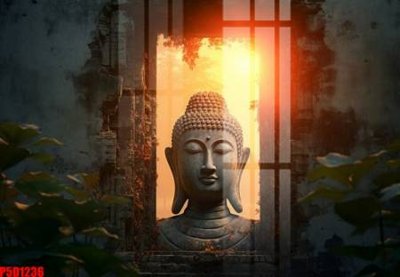 File tranh in mica File tranh phật giáo 5D P5D1236 (độ phân giải cao)