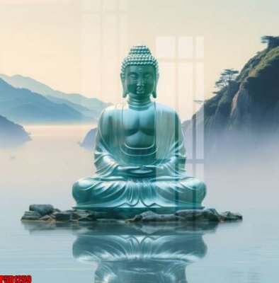 File gốc in mica File tranh phật giáo 5D P5D1259 chất lượng