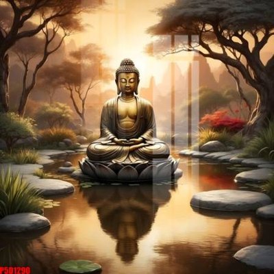 File gốc File tranh phật giáo 5D P5D1290 (trang trí) phòng ngủ