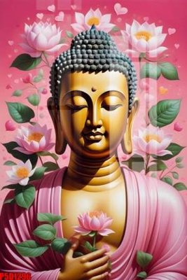 Chi tiết file gốc File tranh phật giáo 5D P5D1296 (cho in tráng gương)