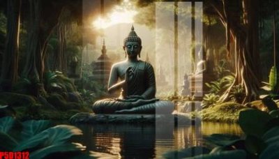 Download file gốc File tranh phật giáo 5D P5D1312 (in lụa) cao cấp