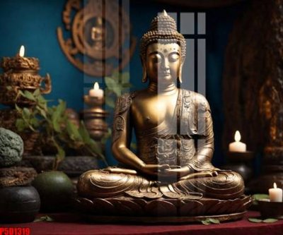 Download file File tranh phật giáo 5D P5D1319 (gốc) in mica đèn LED