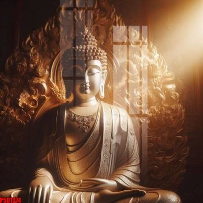 File gốc File tranh phật giáo 5D P5D1374 (in tráng gương) hiện đại