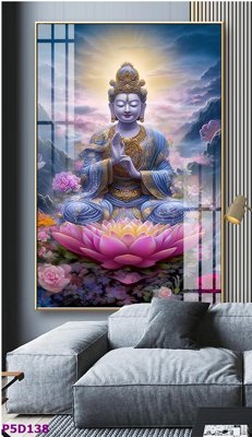 File gốc File tranh phật giáo 5D P5D138 (in mica) làm bảng hiệu