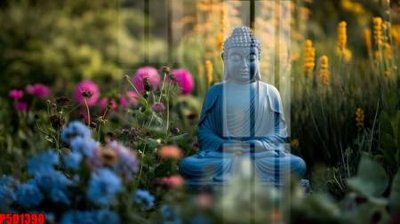 File in mica File tranh phật giáo 5D P5D1390 (bản gốc) sắc sảo