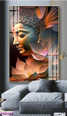 Tải file File tranh phật giáo 5D P5D164 (gốc) in tranh tráng gương