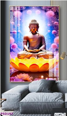 File in trần File tranh phật giáo 5D P5D197 (bản gốc 3D) sống động