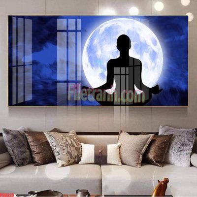 File gốc File tranh phật giáo 5D P5D323 (in lụa) tranh thuận buồm